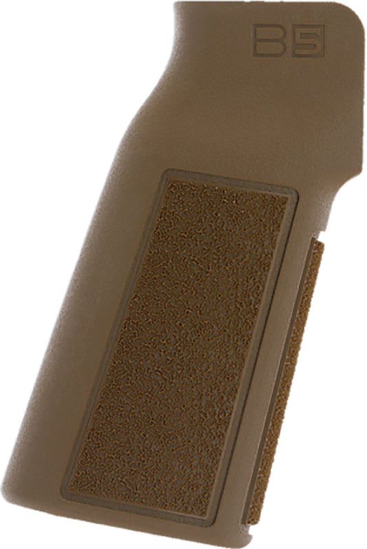 B5 Systems | Type 22 P-Grip Coyote Brown Aggressive Textured Polymer, Increased Vertical Grip Angle with No Backstrap, Fits AR-Platform