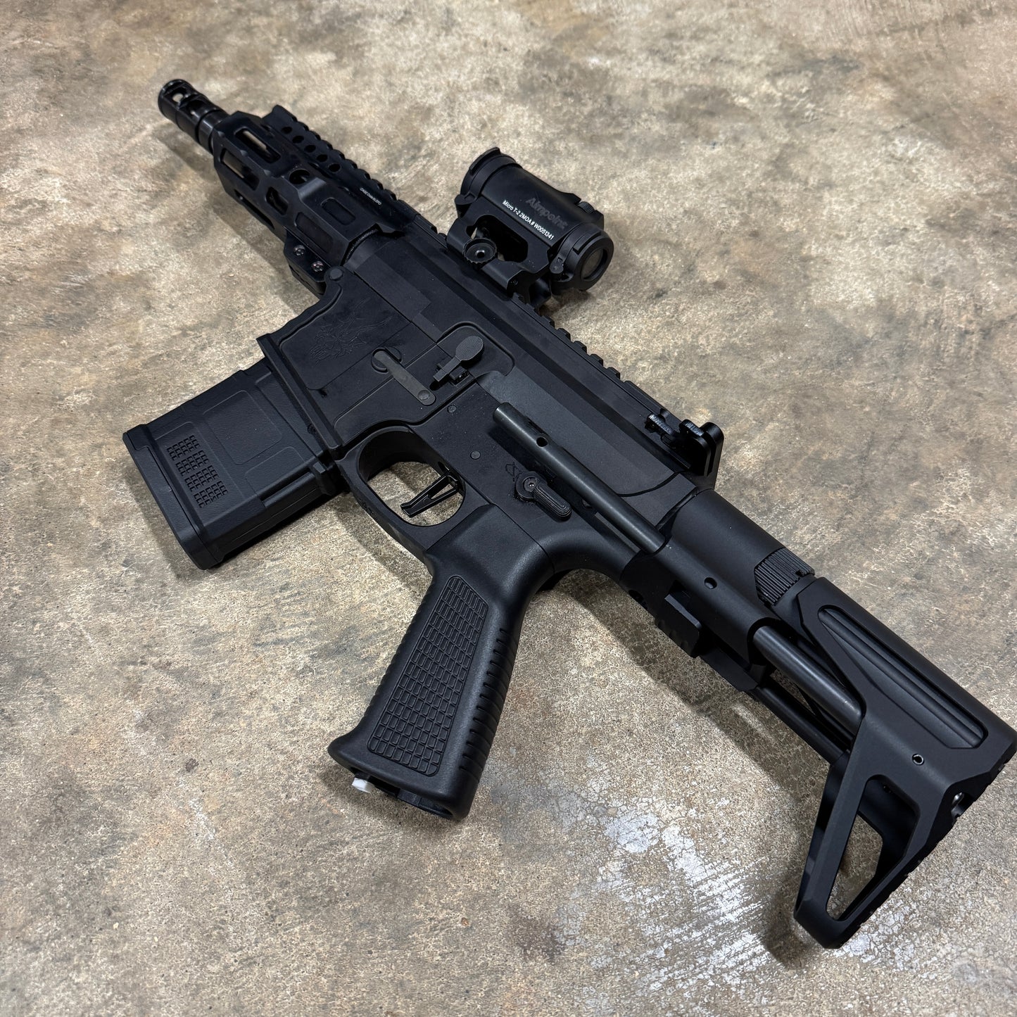 Clovair Custom MTW PDW | Midwest Mlok Rail | Carbon Fiber Barrel | PDW Stock | Maxx Internals