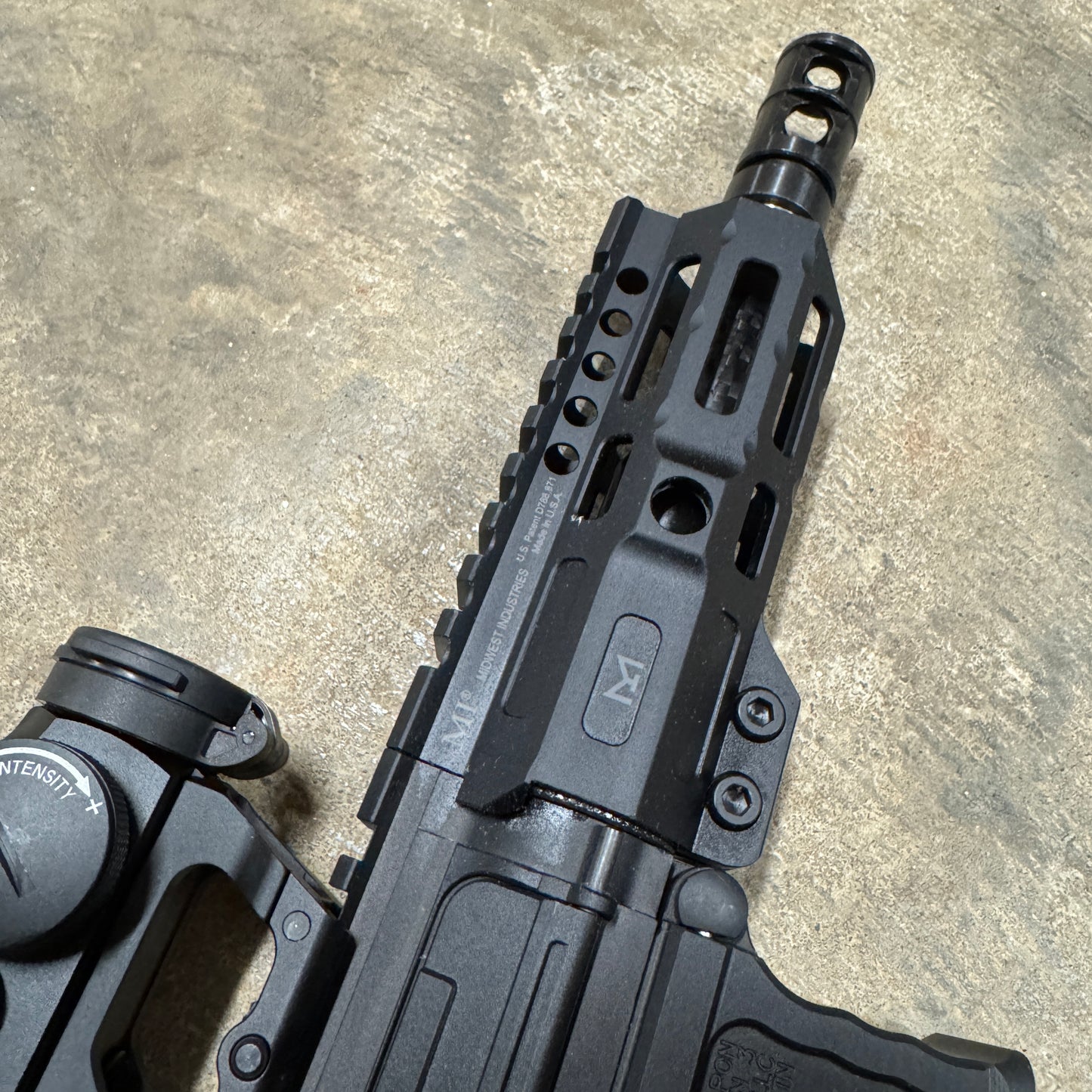 Clovair Custom MTW PDW | Midwest Mlok Rail | Carbon Fiber Barrel | PDW Stock | Maxx Internals