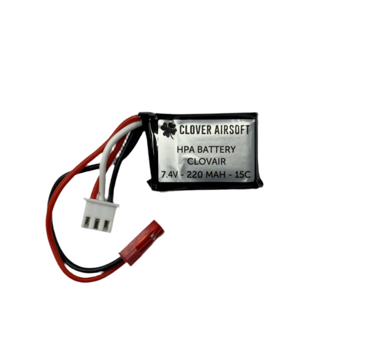 Clovair Miniature HPA Battery, 7.4V 220 MaH