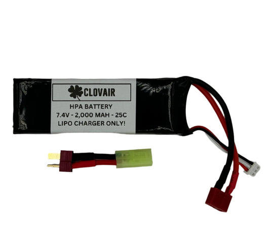 Clovair Lipo | 7.4v Lipo Battery | 200mah | Deans and Mini Tamiya Connector!