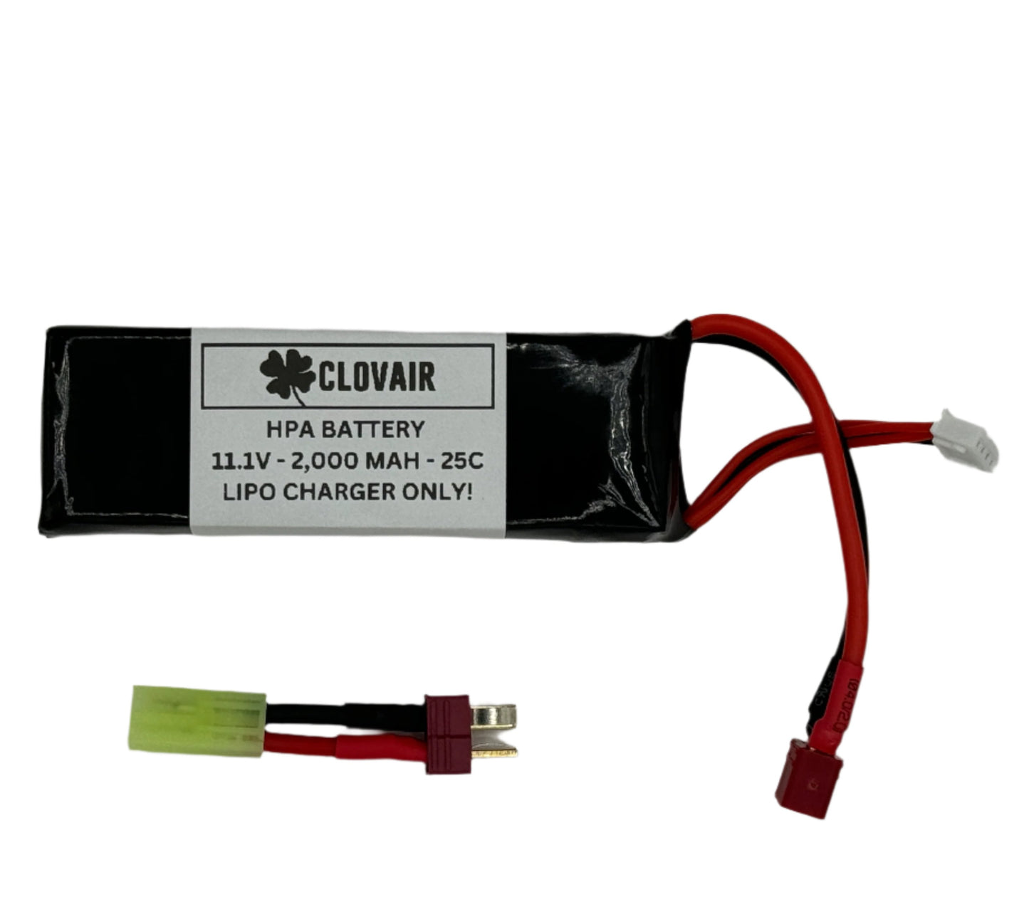 Clovair Lipo | 11.1v Lipo Battery | 200mah | Deans and Mini Tamiya Connector!