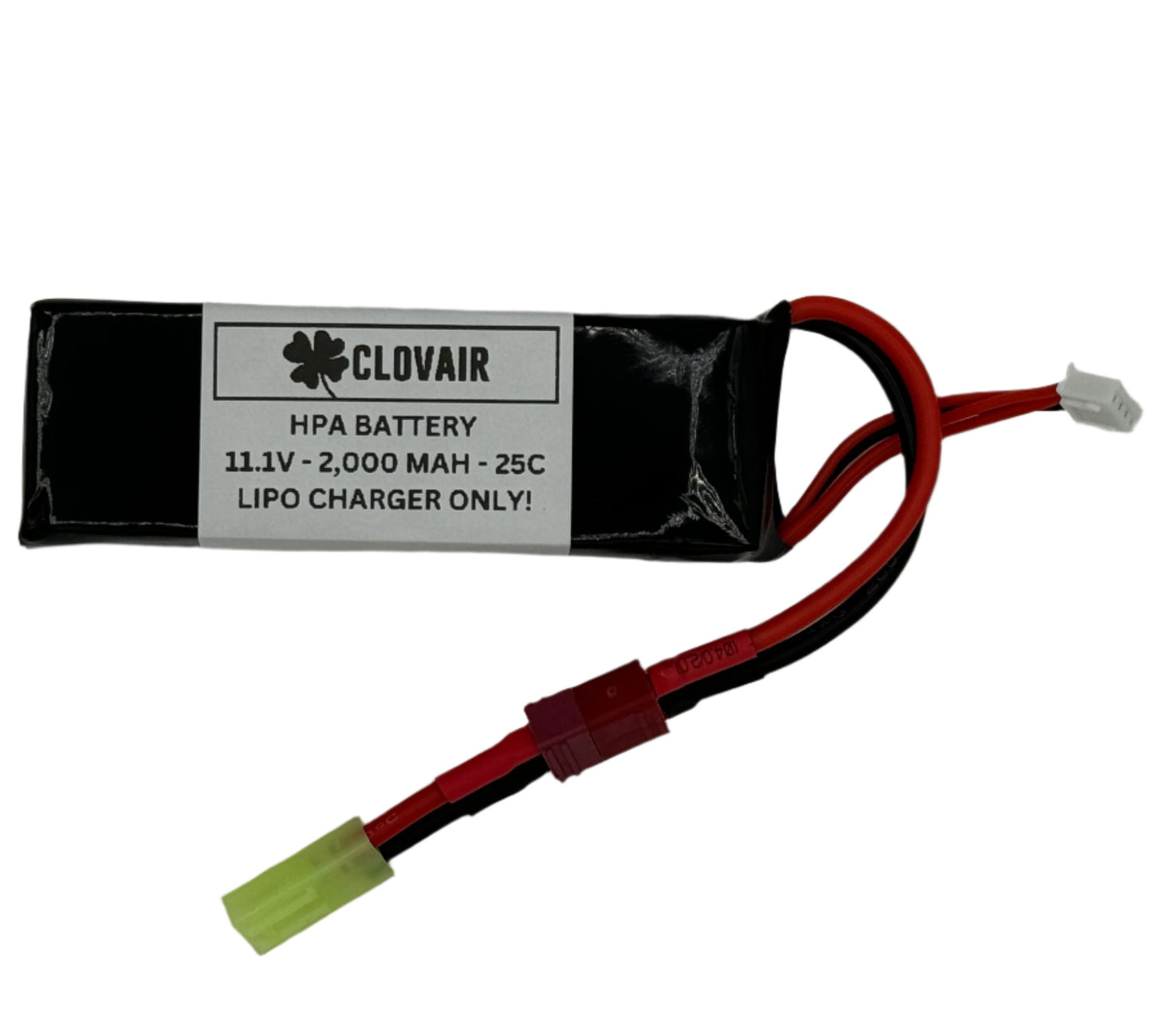 Clovair Lipo | 11.1v Lipo Battery | 200mah | Deans and Mini Tamiya Connector!