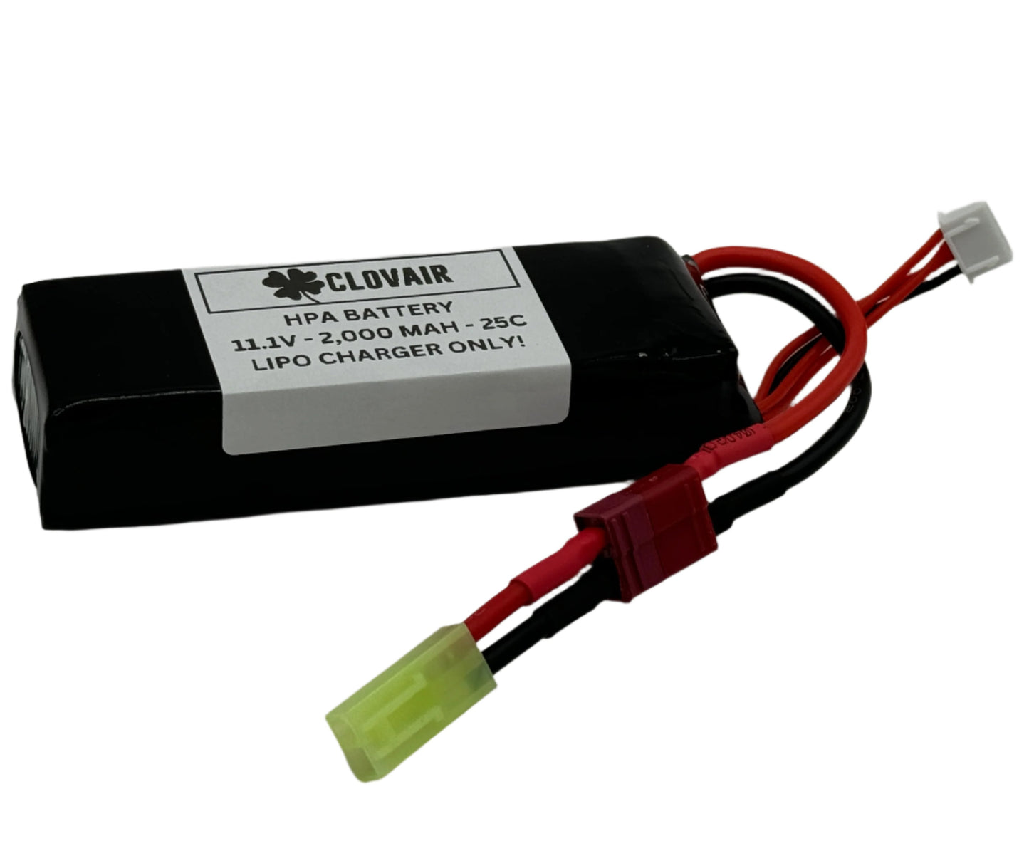 Clovair Lipo | 11.1v Lipo Battery | 200mah | Deans and Mini Tamiya Connector!