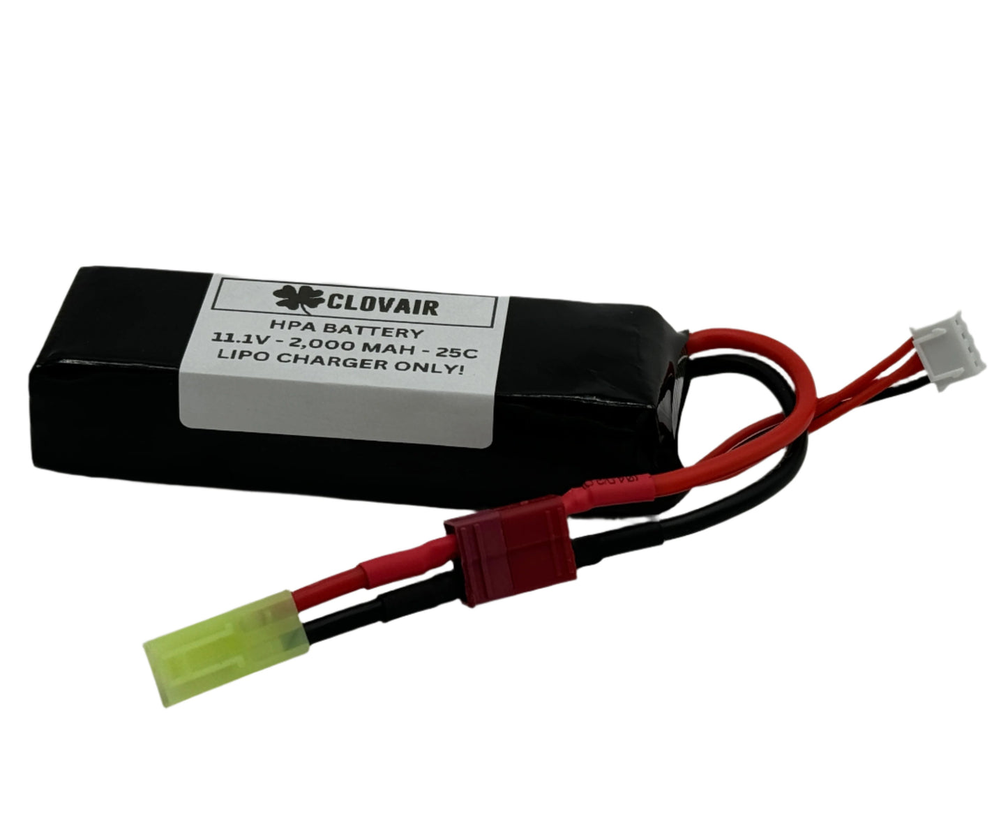 Clovair Lipo | 11.1v Lipo Battery | 200mah | Deans and Mini Tamiya Connector!