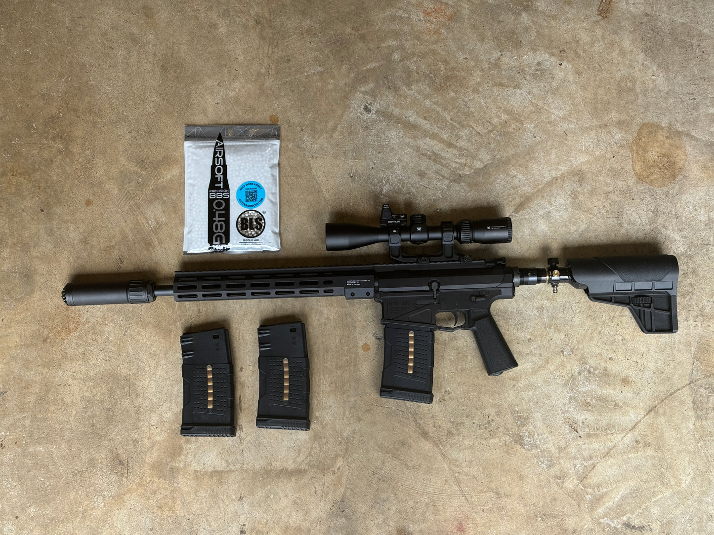 Clovair Platinum MTW-308 | Invictus MK1 | Wraith HPA | Hux QD Faux Suppressor | Premium Internals