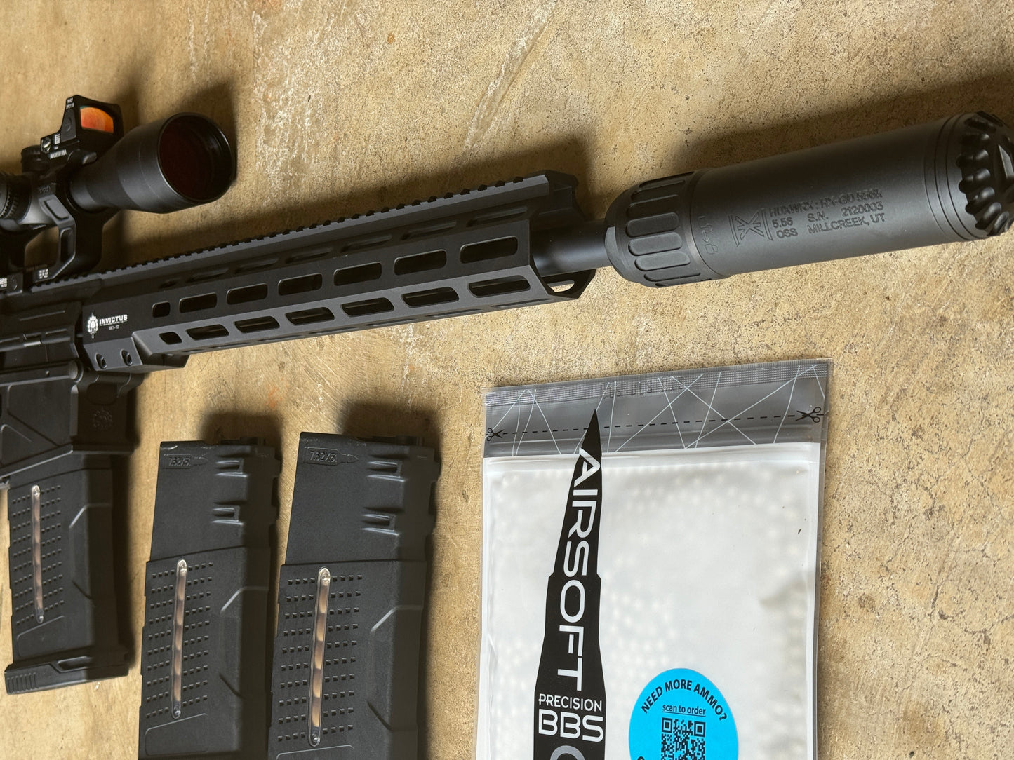Clovair Platinum MTW-308 | Invictus MK1 | Wraith HPA | Hux QD Faux Suppressor | Premium Internals