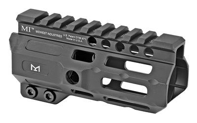 Midwest Industries | Combat Rail Handguard | 4.5" Length | M-LOK Includes 5-Slot Polymer Rail Section | Barrel Nut and Wrench | Fits AR-15 Spec Receivers