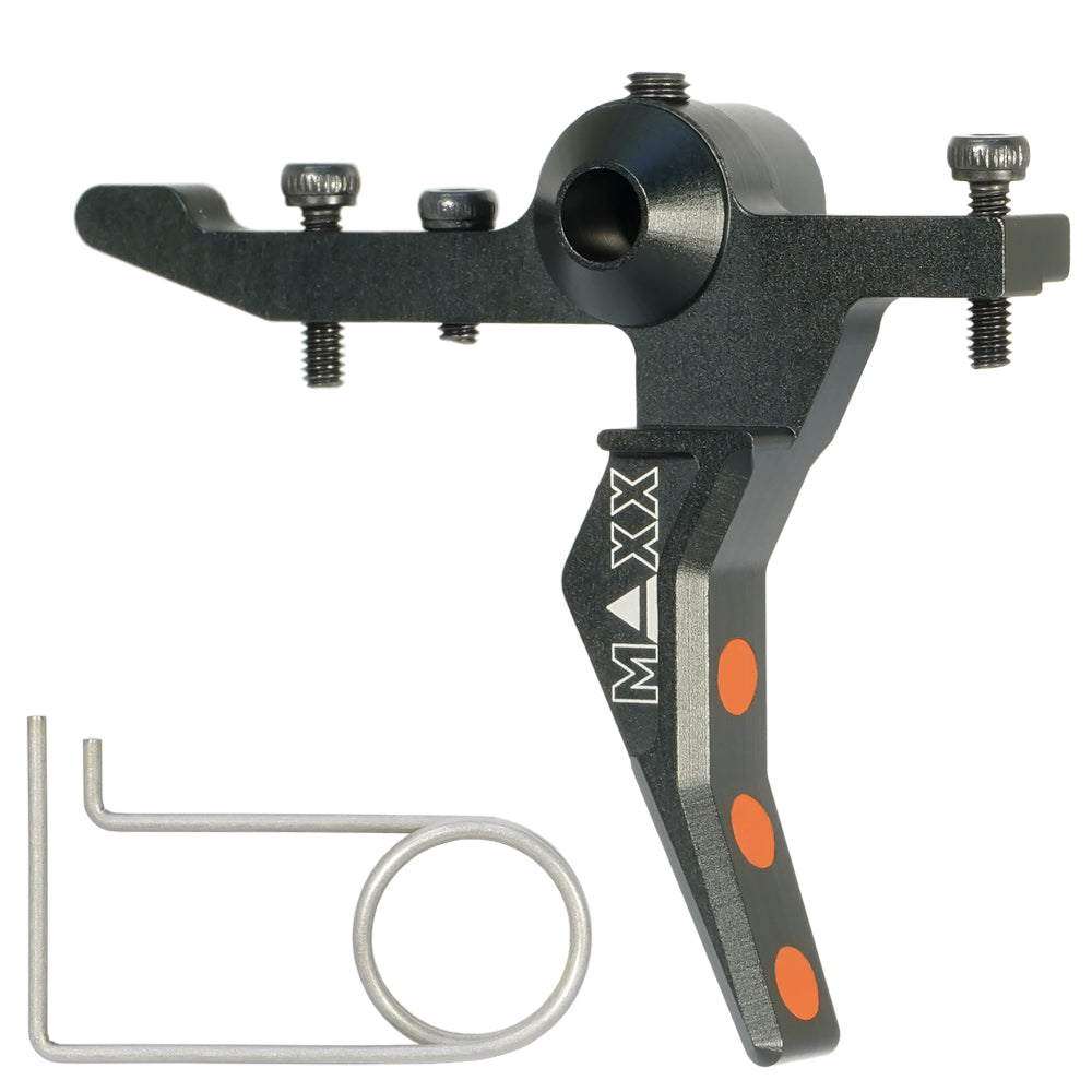 MAXX CNC Aluminum Advanced Speed Trigger | Style B | Black for MTW