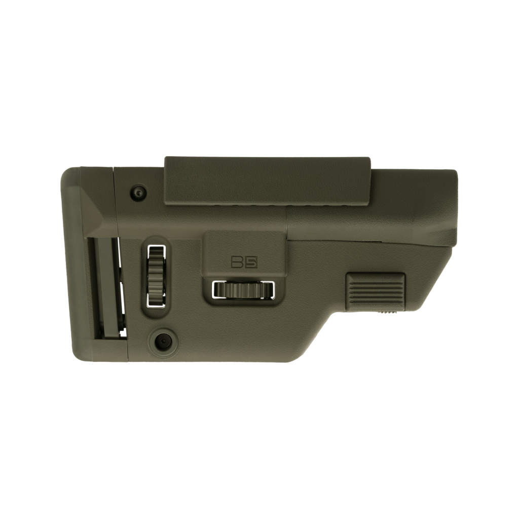 B5 Systems Collapsible Precision Stock Long in OD Green