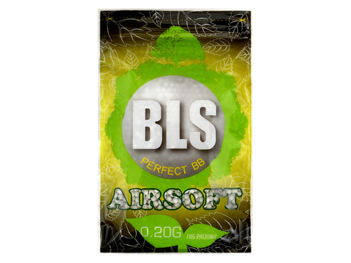 BLS Perfect High Precision Bio BBs | .25 - .45g - .2 Bio BBs | White | 5000 | 1 kg Bag