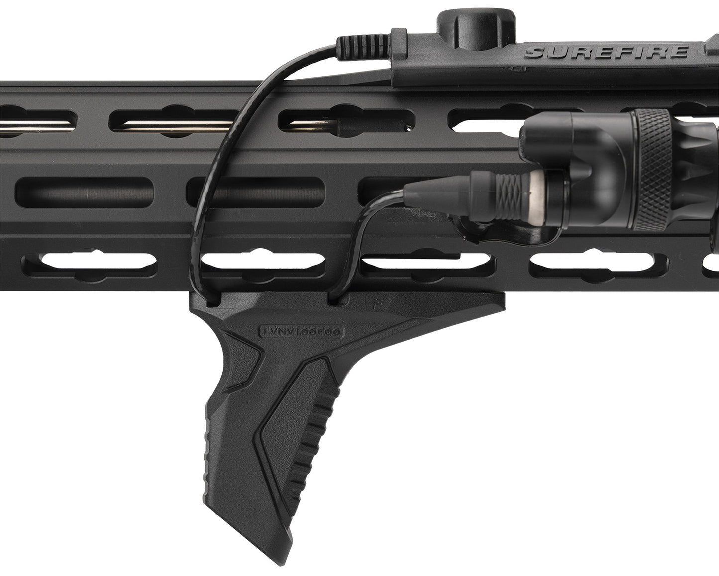 Strike Industries Angled HandStop Black Polymer, Mlok