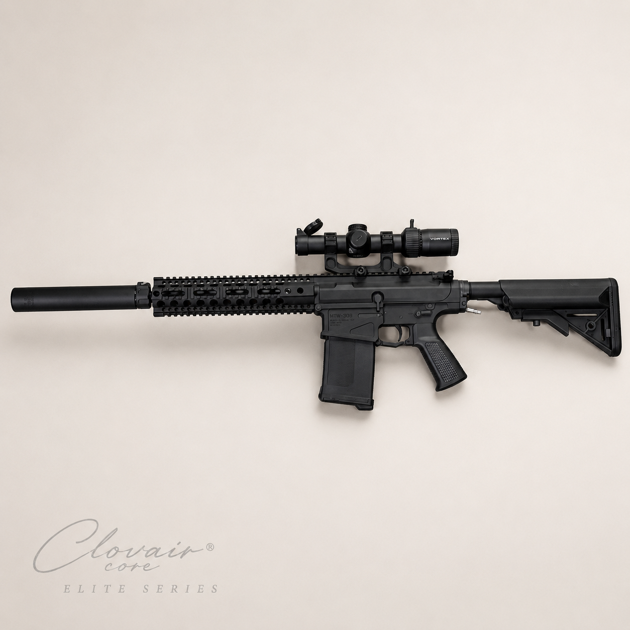 Clovair Core Elite MTW-308 DMR Build | Invictus Quad Rail | 7.62 QD Faux Suppressor | Clovair Core Internals