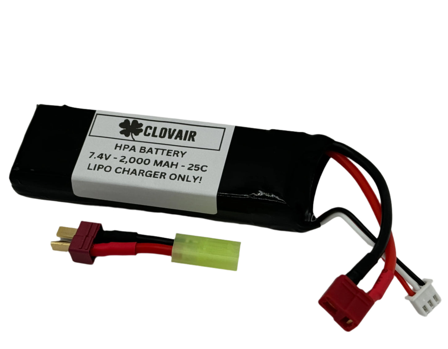 Clovair Lipo | 7.4v Lipo Battery | 200mah | Deans and Mini Tamiya Connector!