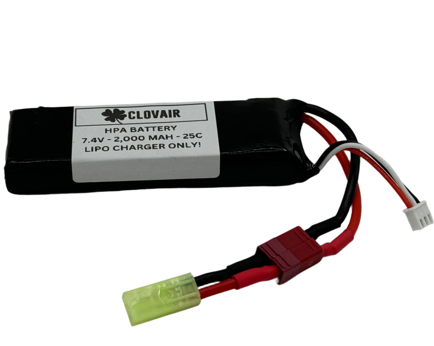 Clovair Lipo | 7.4v Lipo Battery | 200mah | Deans and Mini Tamiya Connector!