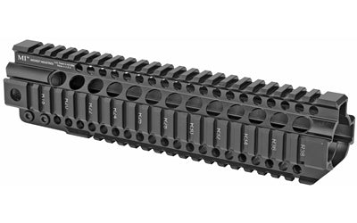 Midwest Industries | Combat Rail T-Series | Free Float Handguard | Quad Rail | Includes Barrel Nut and Wrench | Fits AR-15 Spec Rifles - 10"