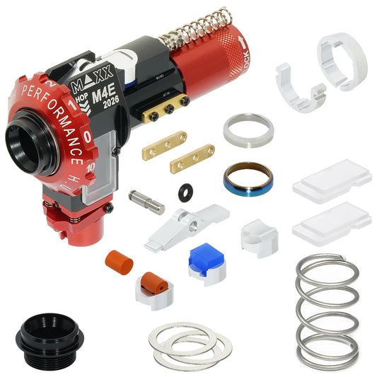 MAXX M4E 2026 CNC aluminum hop-up chamber with hardware, MX-HOP050M4E