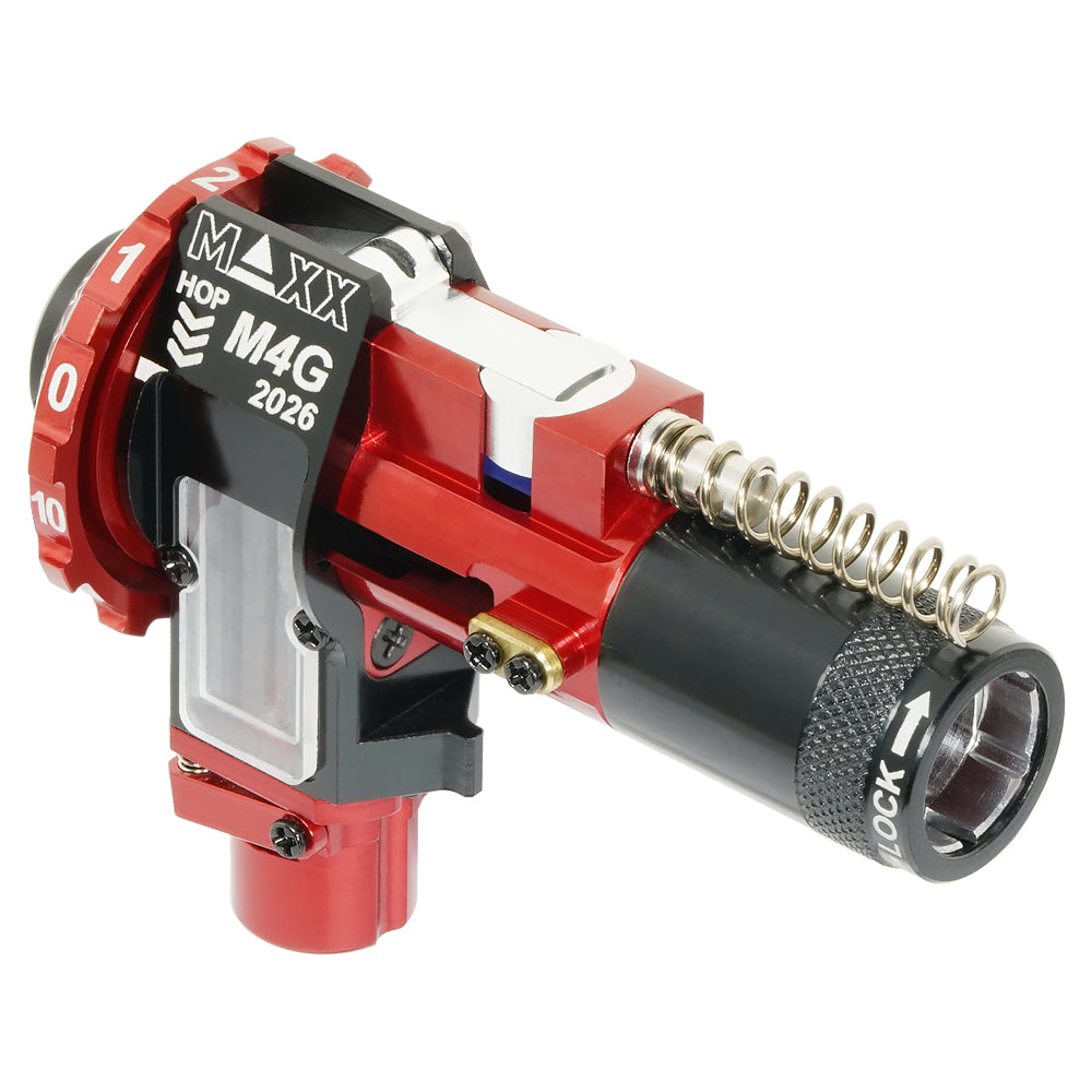 MAXX M4G 2026 chamber side view showing model marking and spring