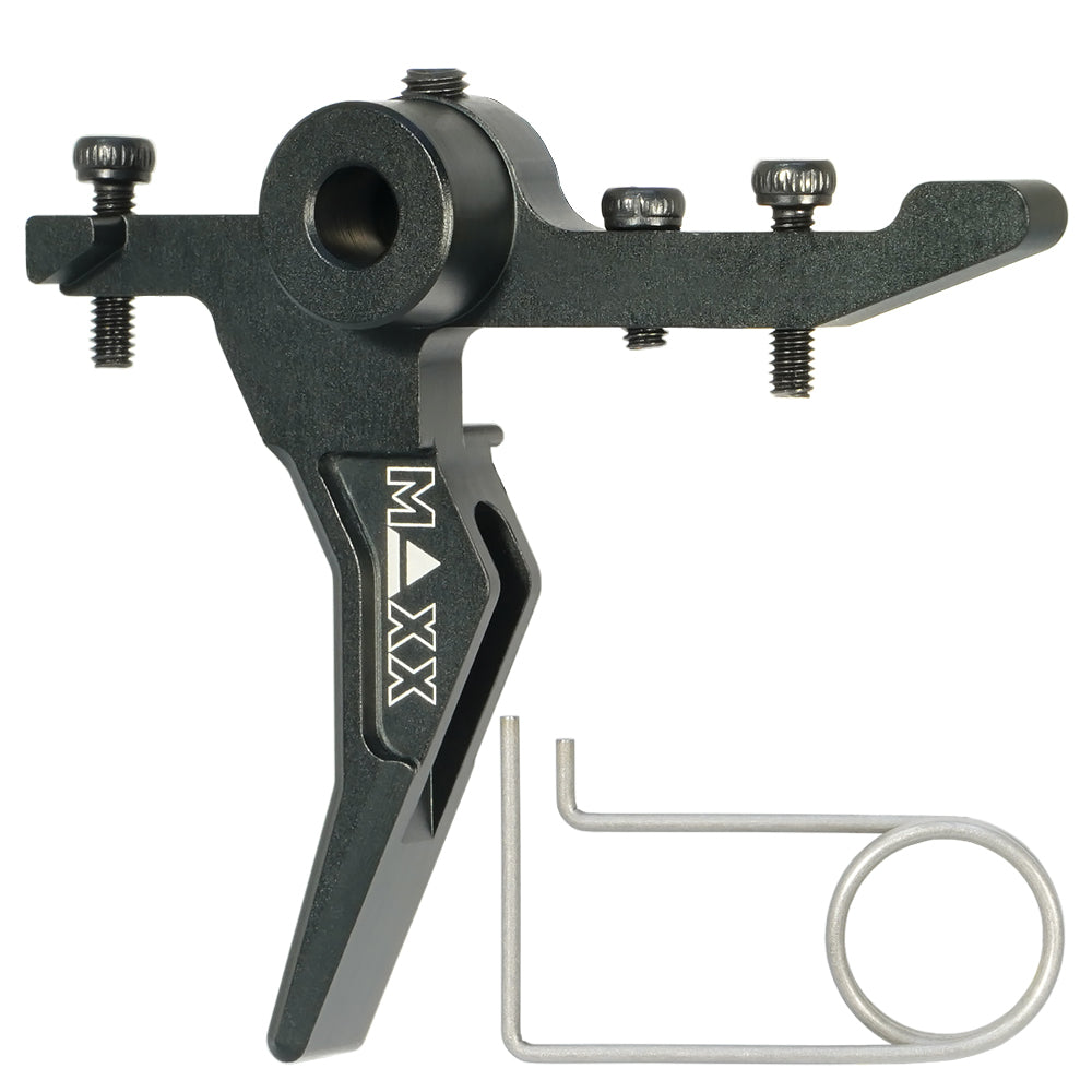 MAXX CNC Aluminum Advanced Speed Trigger | Style B | Black for MTW