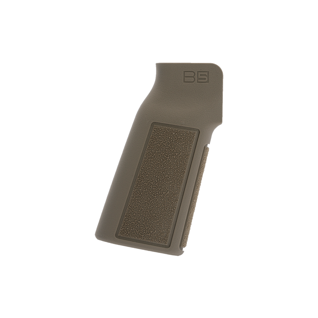 B5 Systems | Type 22 P-Grip Black Aggressive Textured Polymer, Increased Vertical Grip Angle with No Backstrap, Fits AR-Platform