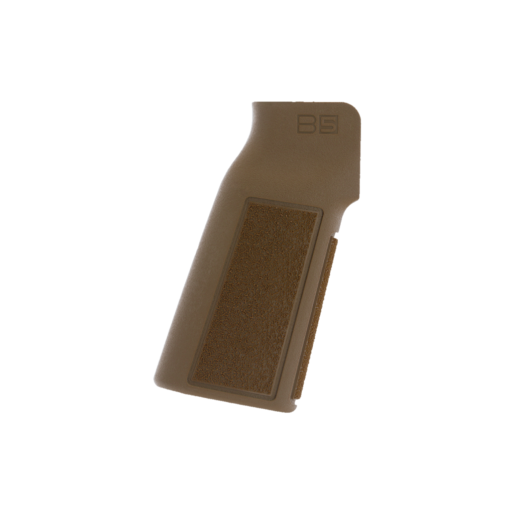 B5 Systems | Type 22 P-Grip Black Aggressive Textured Polymer, Increased Vertical Grip Angle with No Backstrap, Fits AR-Platform