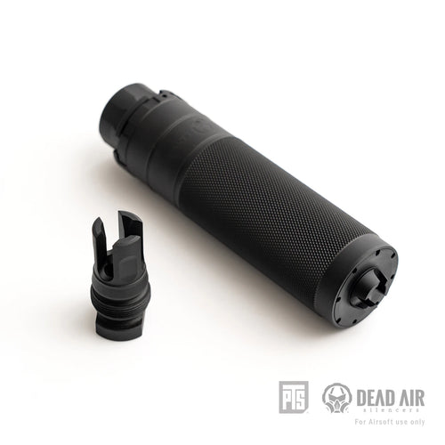 Dead Air Sierra 5 with Xeno QD Mount - Flash Hider Included | 5.8" Length | PTS