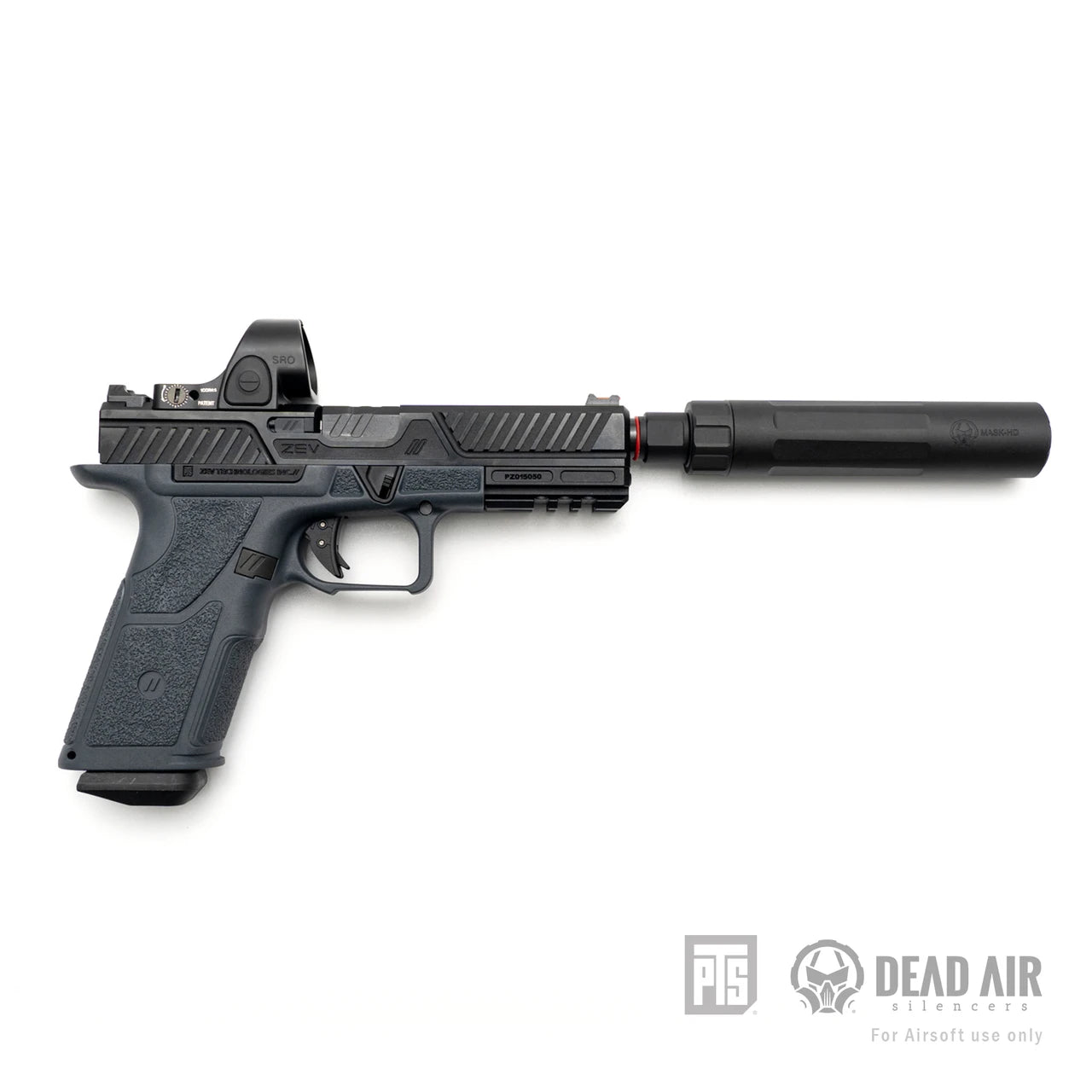 Dead Air MASK Mock Suppressor | 5.7" Length | Direct Thread | PTS