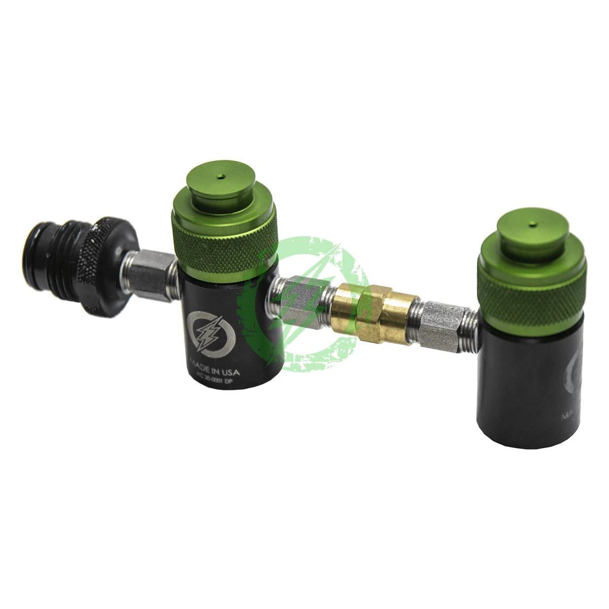 Amped Universal Dual Tank Adapter | No Regulator | Up to 26/3000 | Tanks Not Included