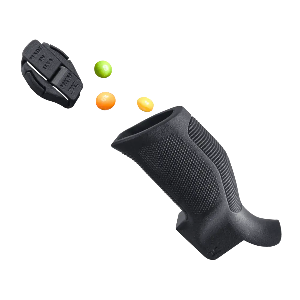 MKM VCG/VCG-L Storage FloorPlate in Black; grip and contents shown for demonstration and sold separately