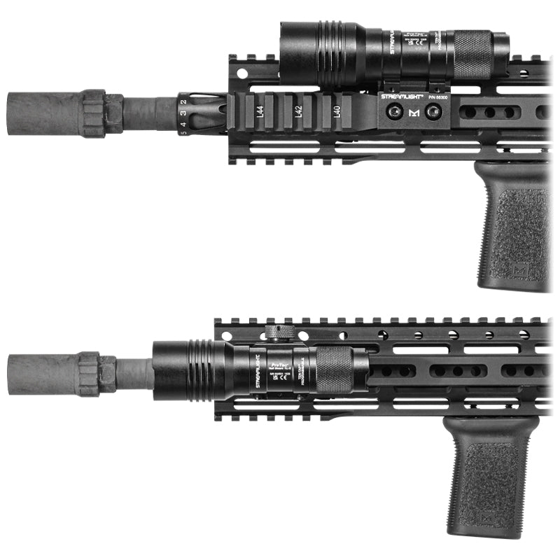 Streamlight, ProTac Rail Mount 1L-X USB, Compact Multi-Fuel Weapon-Mounted Tactical Light | Mlok and 1913 Mounts