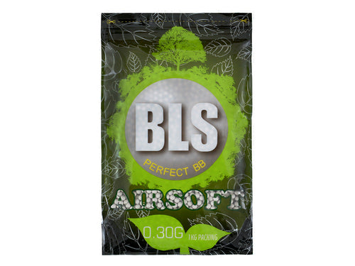 BLS Perfect High Precision Bio BBs | .25 - .45g - .3 Bio BBs | White | 3333 | 1 kg Bag