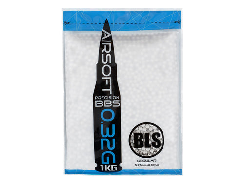 BLS Perfect High Precision BB | Non-Bio | .20g through .48g - .32 BBs | White | 3,125 | 1 kg Bag
