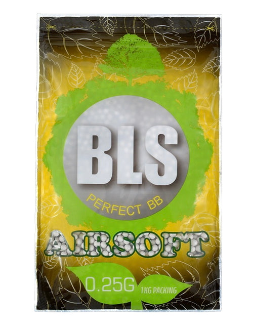 BLS Perfect High Precision Bio BBs | .25 - .45g - .25 Bio BBs | White | 4000 | 1 kg Bag