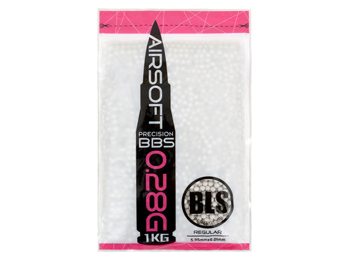 BLS Perfect High Precision BB | Non-Bio | .20g through .48g - .28 BBs | White | 3,571 | 1 kg Bag