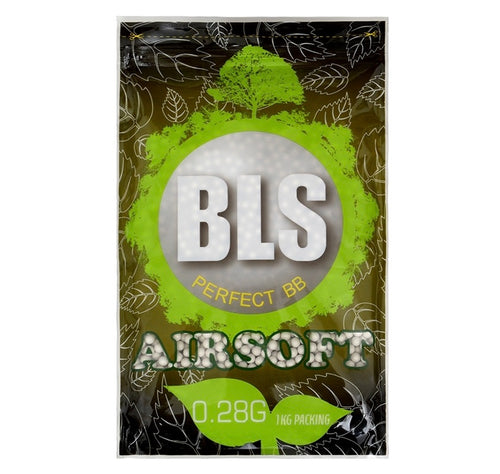 BLS Perfect High Precision Bio BBs | .25 - .45g - .28 Bio BBs | White | 3571 | 1 kg Bag